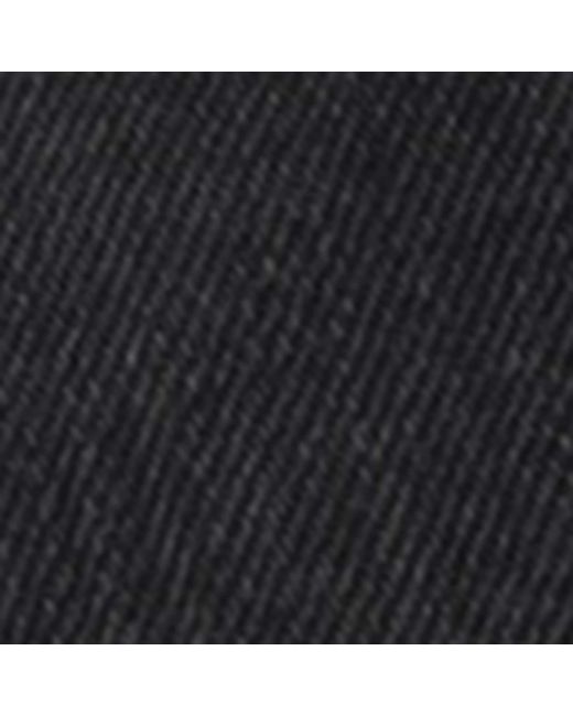 Miu Miu Black Denim Logo Baseball Cap