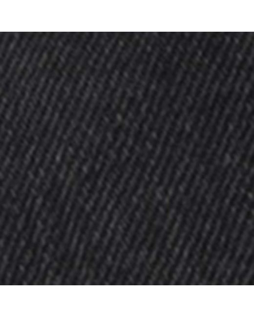 Miu Miu Black Denim Logo Baseball Cap