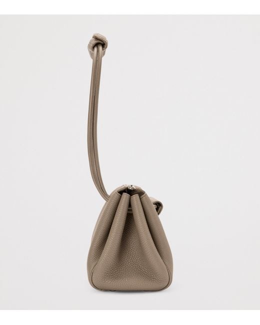 Loewe Brown Small Grained Leather Madrid Shoulder Bag