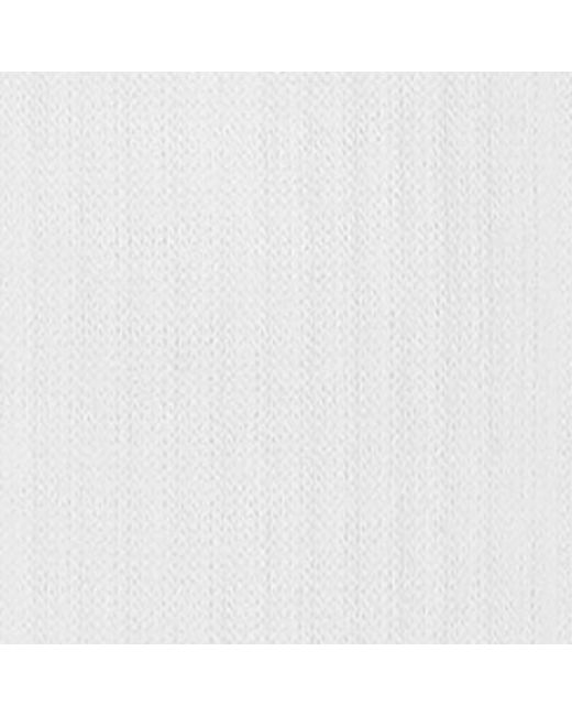 Dolce & Gabbana White Ribbed Socks for men