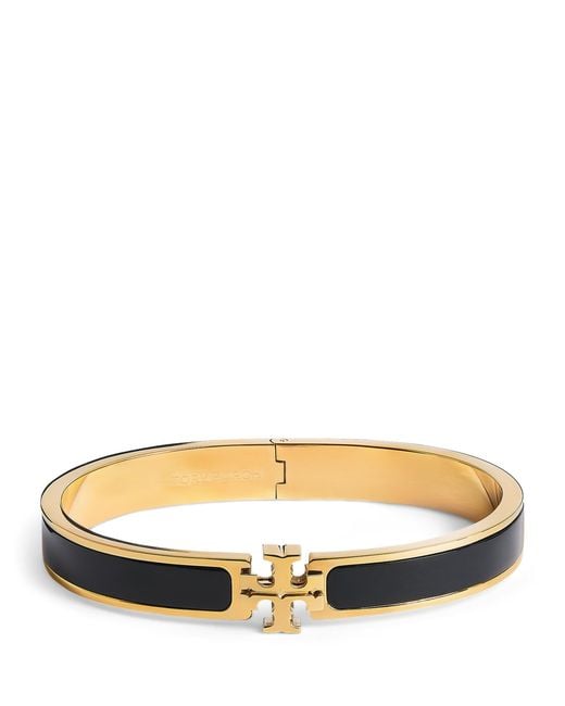 Tory Burch Natural Medium Enamel Icon Bangle
