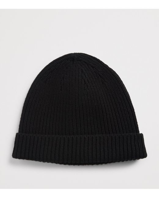 Rick Owens Black Cashmere-Wool Beanie for men