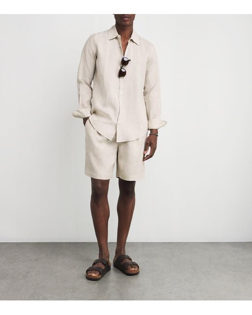 CHE White Linen Shirt for men