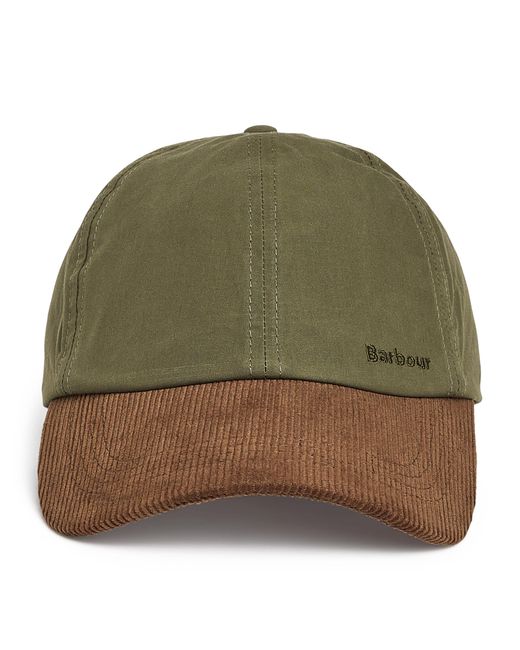 Barbour Green Cotton Transport Sports Cap for men