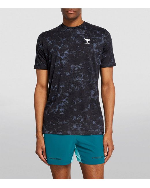 Under Armour Black Project Rock Payoff T-shirt for men