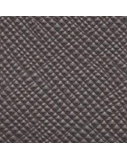 Prada Black Saffiano Leather Card Holder for men