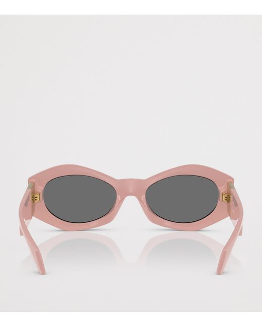 Versace Gray Acetate Ve4466U Irregular Sunglasses