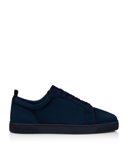 Christian Louboutin Blue Louis Junior Orlato Suede Sneakers for men