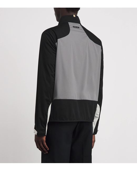 Ralph Lauren Black Colour-Block Packable Jacket for men