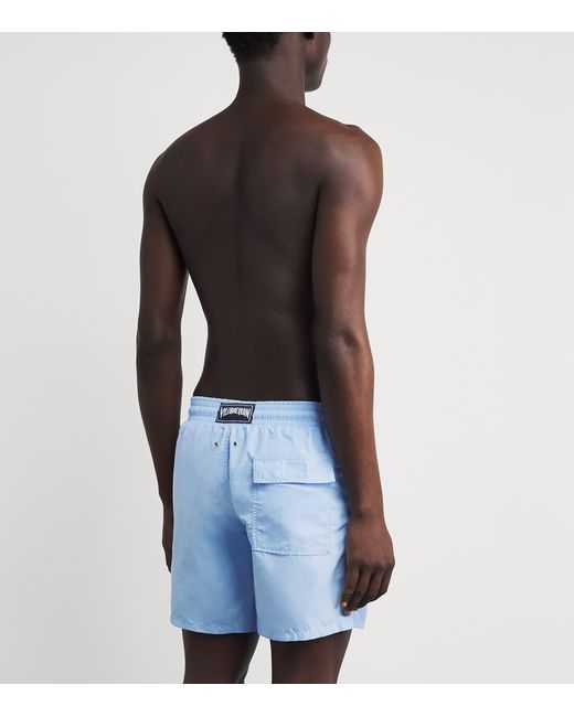 Vilebrequin Blue Moorea Swim Shorts for men