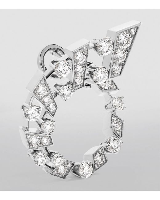 Marli New York Metallic And Diamond Fifth Avenue Earrings