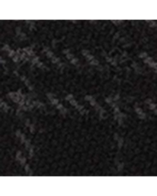 Burberry Black Cashmere-Silk-Wool Embellished Check Scarf