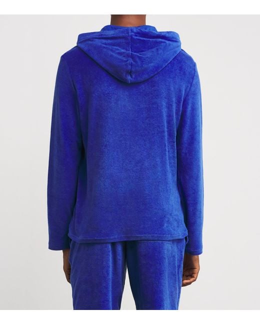 Vilebrequin Blue Terry Cotton Therapy Hoodie for men