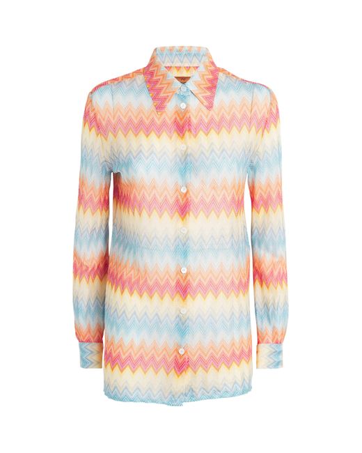 Missoni White Zigzag Shirt