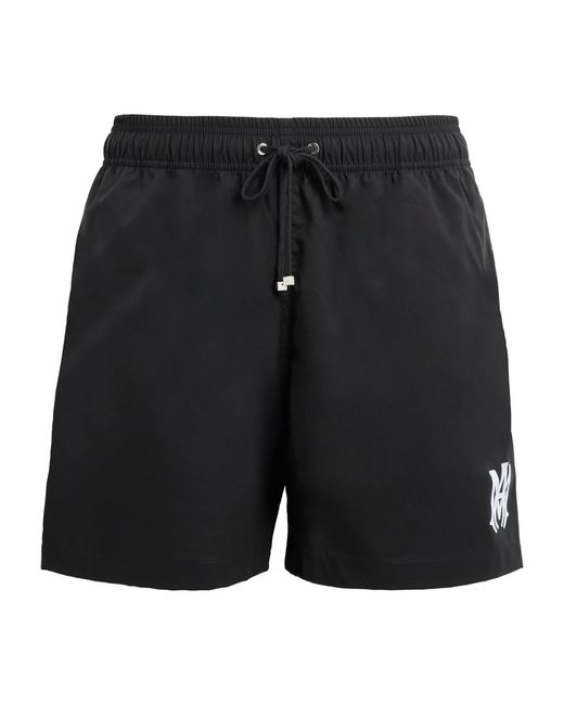 Amiri Black Ma Core Logo Swim Shorts for men