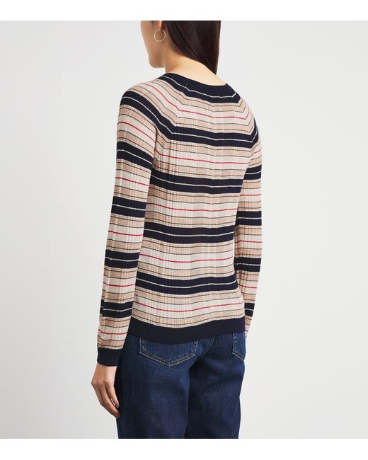 Rag & Bone Blue Crew-Neck Teresa Sweater