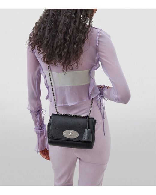 Mulberry Black Leather Lily Shoulder Bag