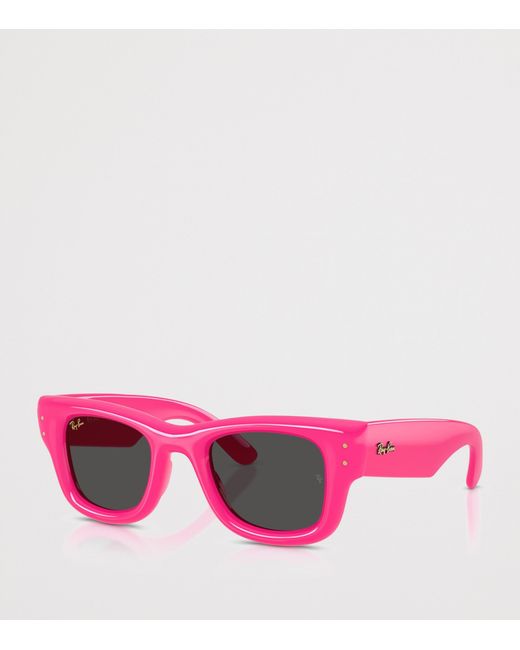 Ray-Ban Pink X A$Ap Rocky Wayfarer Puffer Sunglasses