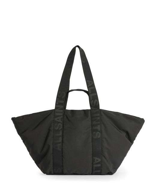 AllSaints Black Large Esme Tote Bag