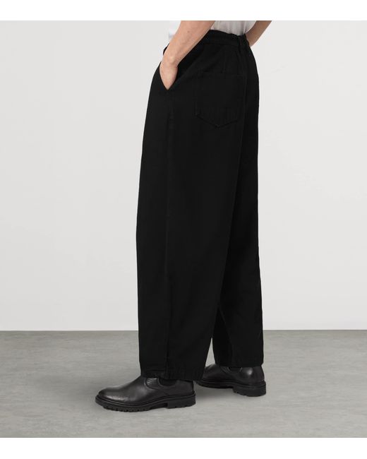 AllSaints Black Becco Trousers for men