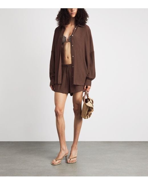 Away That Day Brown Maldives Shirt