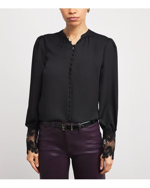 Sandro Black Leather Belt