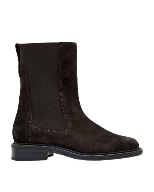 AllSaints Black Suede Beryl Boots
