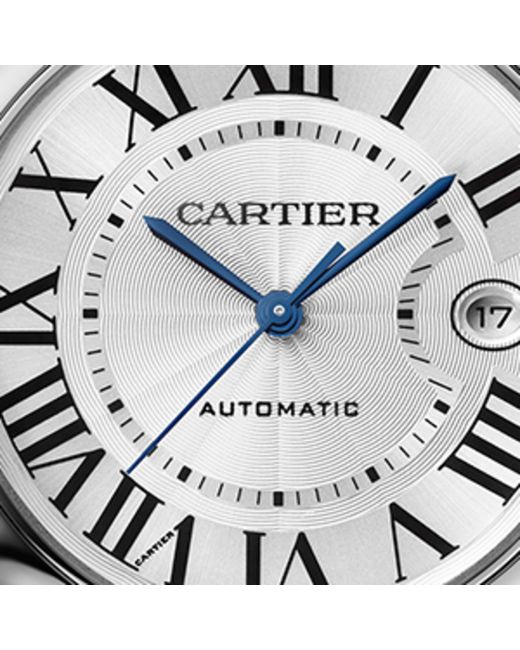 Cartier Metallic Stainless Steel Ballon Bleu De Watch 40mm