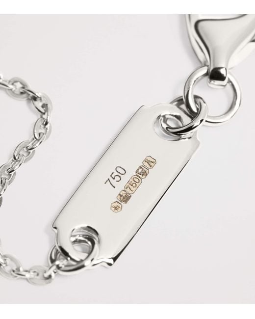 Harrods White And Diamond Pendant Necklace