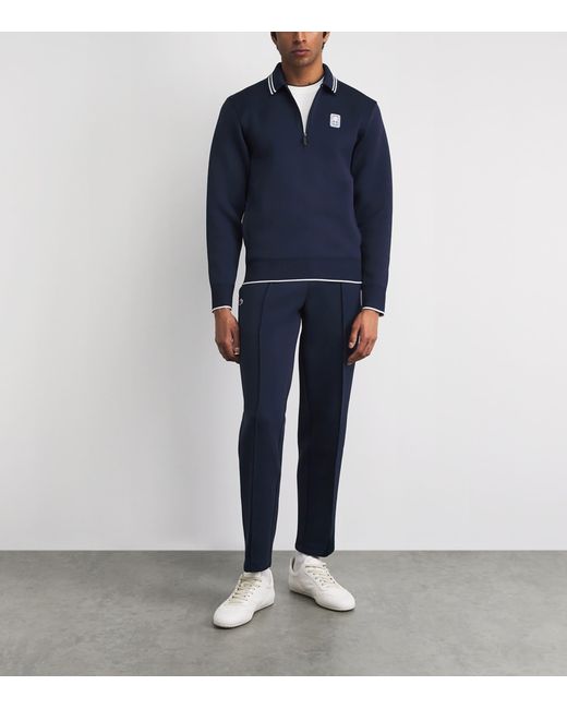 Lacoste Blue Jersey Straight Sweatpants for men