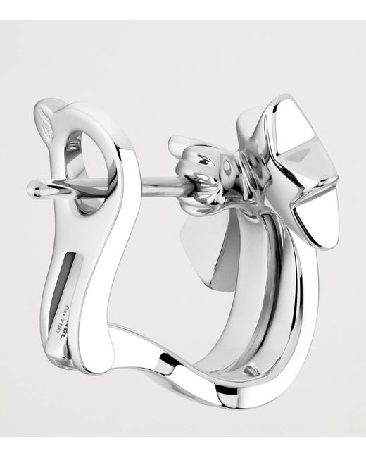 Chanel White And Diamonds Étoile Filante Earrings