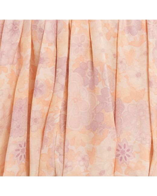 Chloé Pink Silk Charmeuse Bloomer Shorts