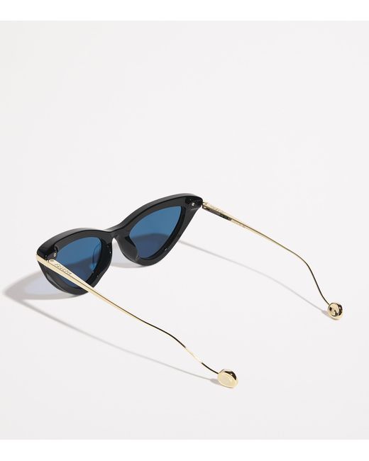 Joseph Blue Cat Eye Laarous Sunglasses