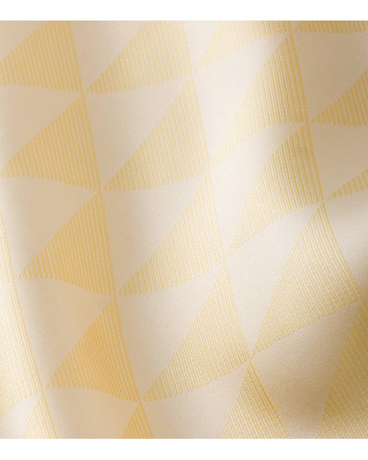 Prada Natural Silk Triangle Scarf
