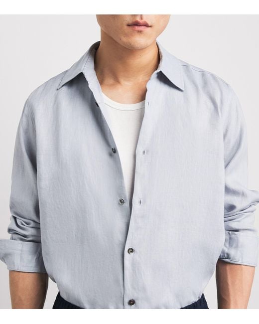 CHE Blue Linen Shirt for men