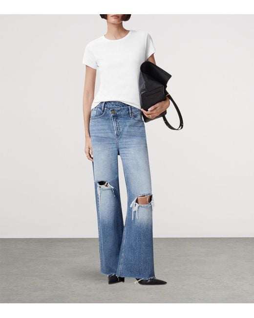 AllSaints White Organic Cotton Stevie T-Shirt