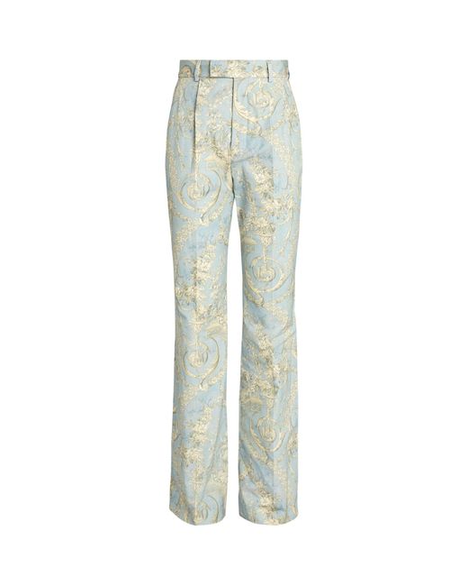 Vivienne Westwood Green Cotton Ray Trousers