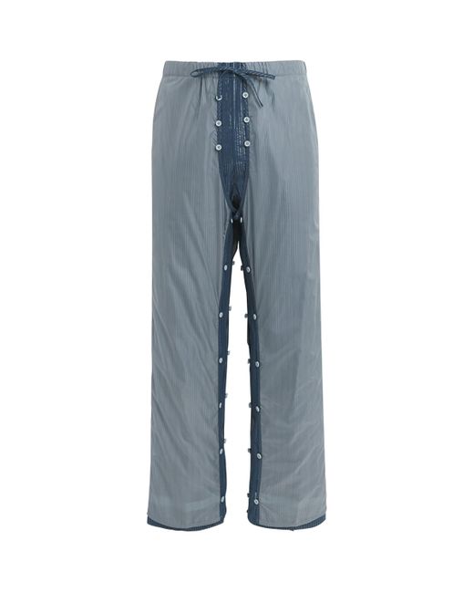 Craig Green Blue Cotton-Blend 2-In-1 Trousers for men
