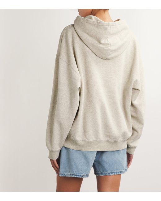 Anine Bing White Cotton Harvey Sweatshirt