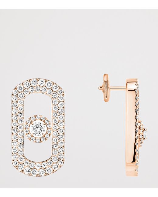 Messika Metallic So Move And Diamond Pavé Earrings