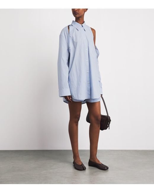 Nanushka Blue Cotton Nananda Shirt