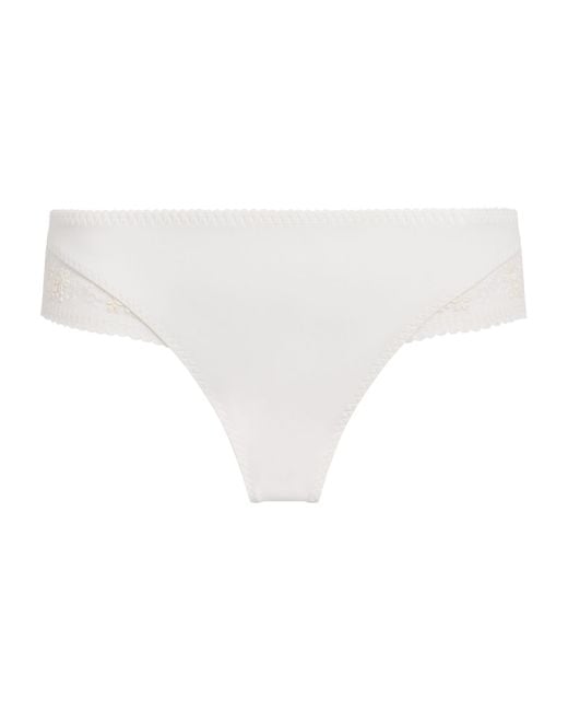 Simone Perele White Instant Tanga