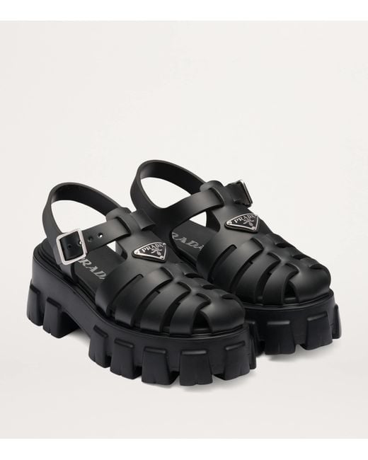 Prada Black Sandals