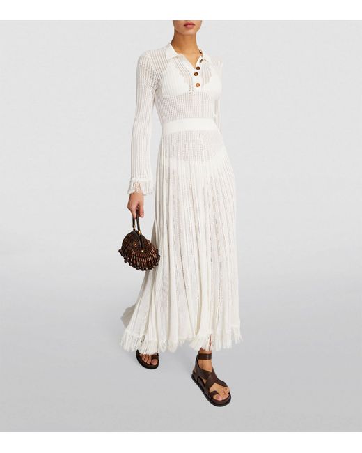 Marysia Swim White Cotton-blend Monjack Maxi Dress