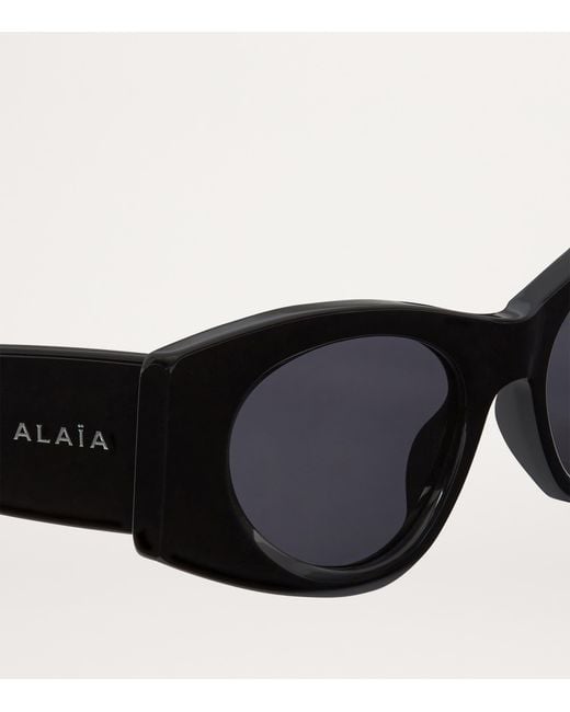 Alaïa Black Cat Eye Sunglasses