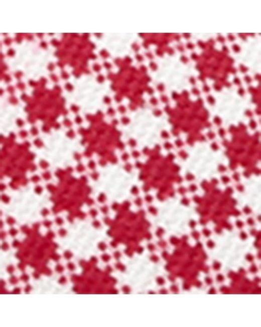 AMINA MUADDI Pink Houndstooth Lupita Mules 70