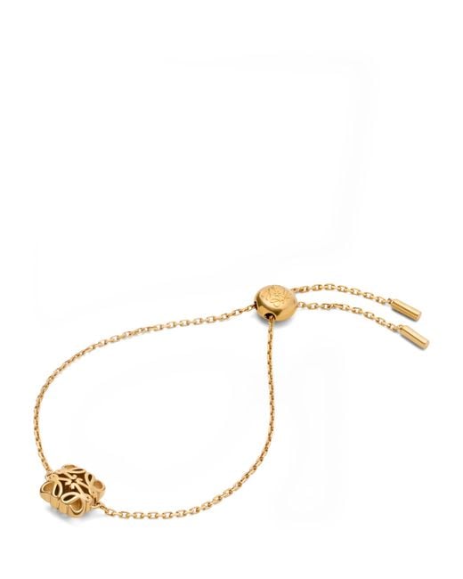 Loewe Metallic Bombé Anagram Bracelet