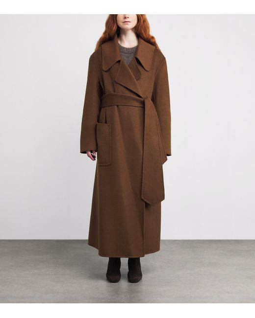 Wolk Morais Brown Cashmere Garbo Coat