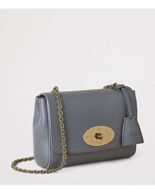 Mulberry Gray Leather Lily Shoulder Bag
