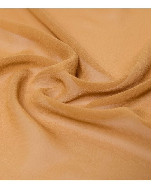 Max Mara Natural Silk Scarf